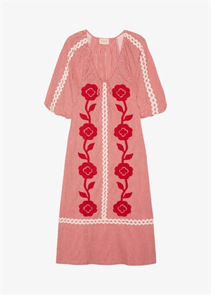 Abelone kjole Red Flower Sissel Edelbo 